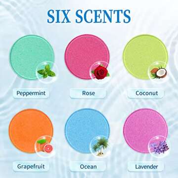 Fizzgarden 18-Pack Shower Steamers Aromatherapy, Shower Bath Bombs with Individually Wrapped, Variety Shower Tablets, Valentines Day Gifts for Her and Him, Birthday Presents for Women