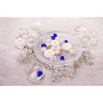 Bolsius Floating Candles Set – Elegant 1.75" Party Decor