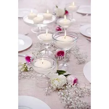 Bolsius Floating Candles Set – Elegant 1.75" Party Decor
