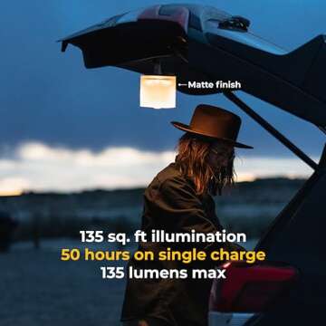 MPOWERD Luci Pro Lux: Solar Inflatable Light + Mobile Charger, Clear, 5 x 4.25"