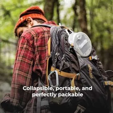 MPOWERD Luci Pro Lux: Solar Inflatable Light + Mobile Charger, Clear, 5 x 4.25"