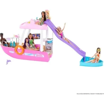 Barbie Dream Boat Playset with Pool Slide & Dolphin