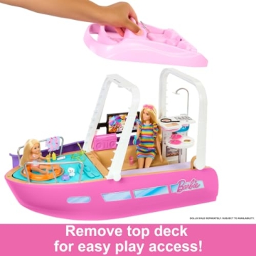 Barbie Dream Boat Playset with Pool Slide & Dolphin