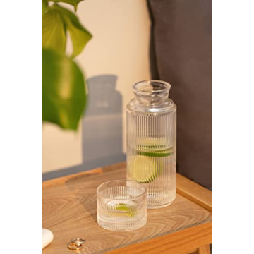 Alfi+Mag Glass Water Carafe and Tumbler Set - Elegant Hydration Solution