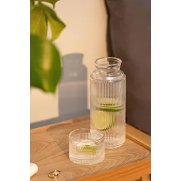 Alfi+Mag Glass Water Carafe and Tumbler Set - Elegant Hydration Solution