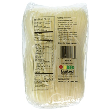 Asian Best Premium Rice Stick Noodle Medium 16oz Pack