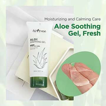 IsNtree ALOE SOOTHING GEL, FRESH 5.07Fl Oz Moisture Aloe Vera | Korean Cosmetics