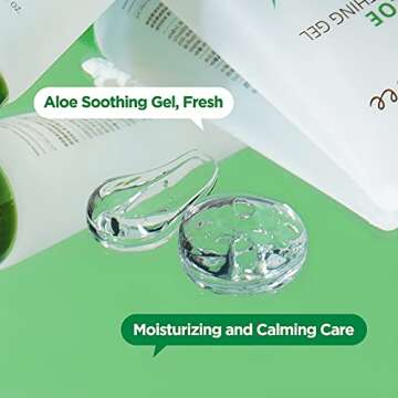 IsNtree ALOE SOOTHING GEL, FRESH 5.07Fl Oz Moisture Aloe Vera | Korean Cosmetics