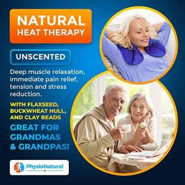 Relieve Pain with PhysioNatural Microwavable Heating Pad