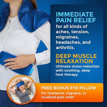 Relieve Pain with PhysioNatural Microwavable Heating Pad