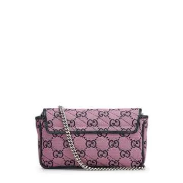 Gucci Pink GG Marmont Mini Crossbody - Pre-Loved Luxury Handbag