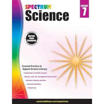 Spectrum 7th Grade Science Workbook - Engaging Science Learning for Ages 12-13