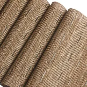 SHACOS Round Table Placemats - Set of 4 Stylish Decor