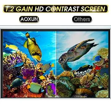 110 Inch Motorized Projector Screen for Home and Office