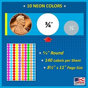 Customizable Garage Sale Sticker Sheets for Easy Organization