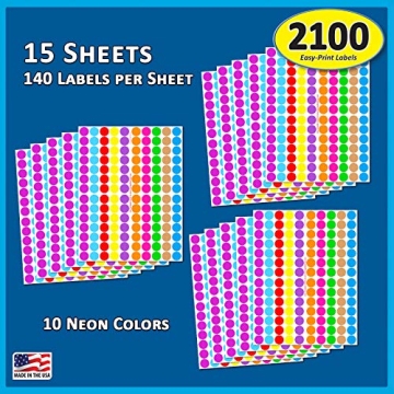 Customizable Garage Sale Sticker Sheets for Easy Organization