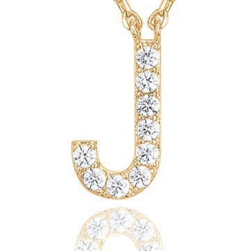 PAVOI Gold Plated Initial Necklace for Women | Personalized Jewelry