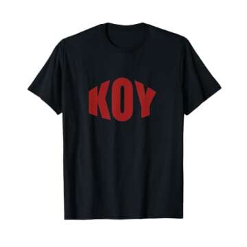 KOY Lightweight Classic Fit T-Shirt for Everyday Comfort