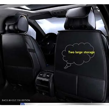 Youth Fashion Leather Car Seat Cover Universal Fit