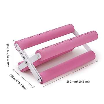 PYD Life Cup Tumbler Cradle Holder for Crafting Vinyl Application Pink with Foam Measurements 3 Adju...