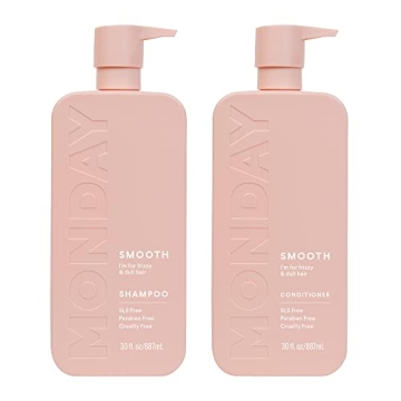 MONDAY HAIRCARE Smooth Shampoo + Conditioner 2 Pack 30oz