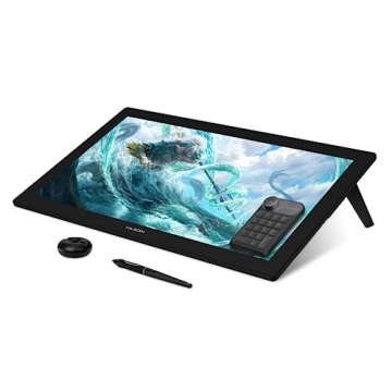 HUION Kamvas Pro 24 4K UHD Graphics Drawing Tablet with Full-Laminated Screen Anti-Glare Glass 140% ...