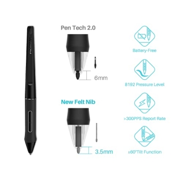 HUION Kamvas Pro 24 4K Pen Display for Artists
