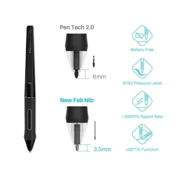 HUION Kamvas Pro 24 4K Pen Display for Artists