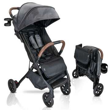 Lightweight Baby Stroller - Ultra Compact Travel, Easy Fold