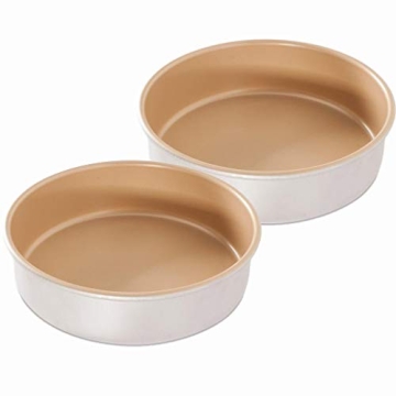 Nordic Ware 9" Round Non-stick Natural Aluminum Cake Pans - Perfect for Baking!