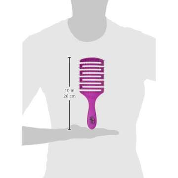 Wet Brush Brush Flex Dry Paddle - Purple