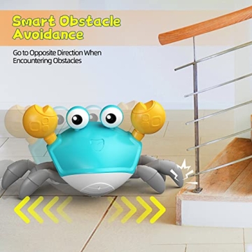 Plnmlls Crawling Crab Baby Toy for Infants and Toddlers