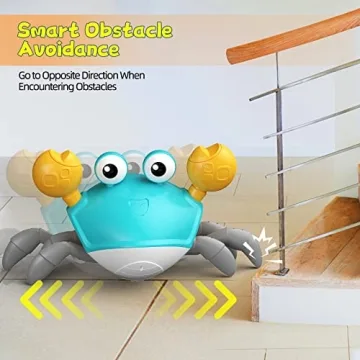 Plnmlls Crawling Crab Baby Toy for Infants and Toddlers