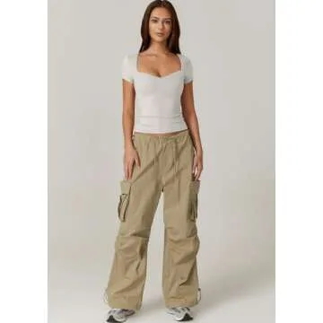 Stylish QINSEN Short Sleeve Sweetheart Neck Tee for Women