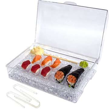 ImpiriLux Ice Chilled Party Platter for Seamless Entertaining