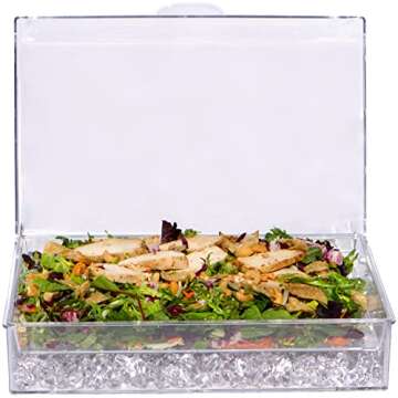 ImpiriLux Ice Chilled Party Platter for Seamless Entertaining