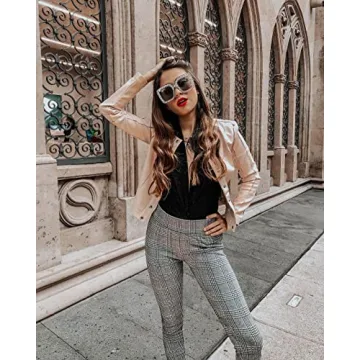 FEISEDY Women Sparkling Crystal Sunglasses Oversized Square Frame