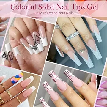U-Shinein Solid Nail Glue Gel for Easy Nail Art