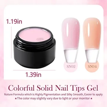 U-Shinein Solid Nail Glue Gel for Easy Nail Art