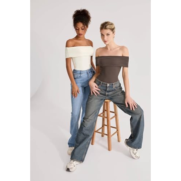 Chic Off Shoulder Bodysuit for Women - SUUKSESS