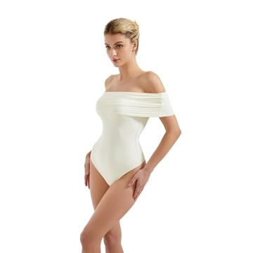 Chic Off Shoulder Bodysuit for Women - SUUKSESS