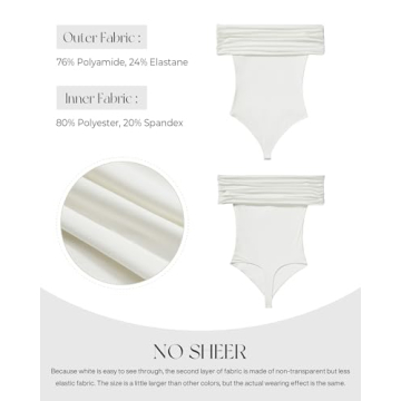 Chic Off Shoulder Bodysuit for Women - SUUKSESS