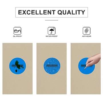 Hoewina 3000Pcs Colored Dot Stickers, 1" Label Sticker Round Color Coding Labels Circle Dots Labels Circle Stickers for Office,Classroom,Family（Etc - 6 Colors, 500 Labels/Roll）