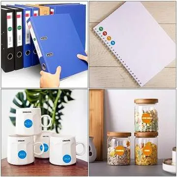 Hoewina 3000Pcs Colored Dot Stickers for All Uses