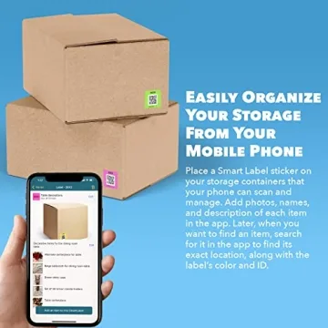 QR Code Smart Labels for Easy Organization and Tracking