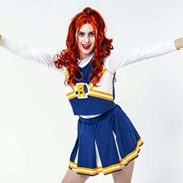 Stylish Cheerleader Uniform for Cosplay Events and More