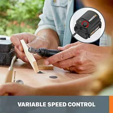 Worx MAKERX WX739L 20V Cordless Rotary Tool for DIY Love