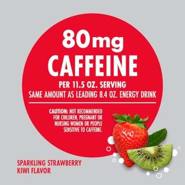 V8 +SPARKLING ENERGY - Strawberry Kiwi Energy Drink