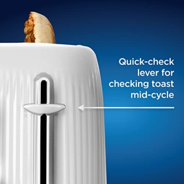 Oster Retro 2-Slice Toaster with Quick-Check Lever & Wide Slots