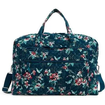 Vera Bradley Weekender Travel Bag - Stylish Cotton Design
